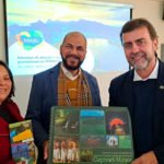 Marcelo Freixo, presidente Embratur e Ivanilton Pereira da Silva (Dodô), representante de RI